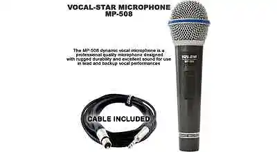 £14.99 • Buy Vocal-Star MP-508 Professional Wired Cable Microphone For Karaoke Machine PA