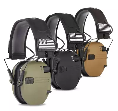 Ear Protection Shooting Muffs Electronic Reduction Hearing Noise Gun Range Safe • $29.99