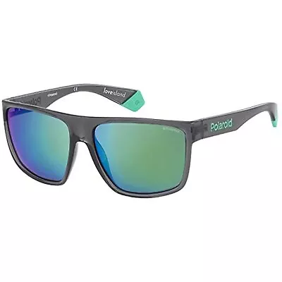 Polaroid Core  Grey / Green Mirror Polarized 60mm Sunglasses PLD6076SLI 0ZLO 60 • $42.09