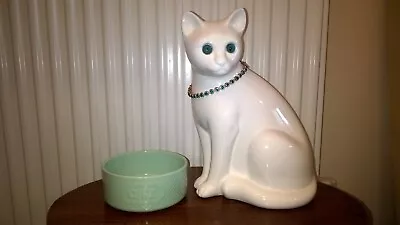 Cat Feeding Water Bowl Mason Cash Teal  12 Cm Stoneware  • £2.99