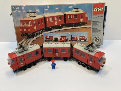 £450 • Buy Rare LEGO 12V Electric Passenger Train Set 7725 - Complete Set+Additional Track