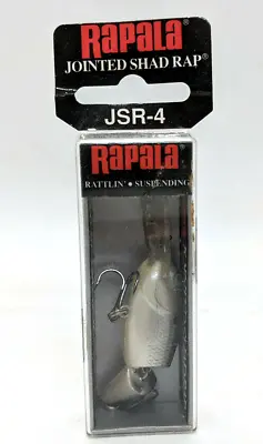 $6.89 • Buy Rapala Jsr-4 SILVER Shad Rap Jointed 1 1/2  3/16oz  SUSPENDING RATTLING 4' - 6'