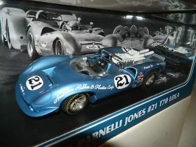 GMP Lola 1967 T70 Spyder Parnelli/Jones #21 #12006P /1:18 Scale RARE NIB • $249