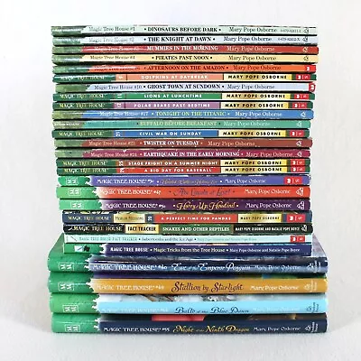 Magic Tree House Books Lot Of 27 Mary Pope Osborne Children Chapter Fact Tracker • $44.99