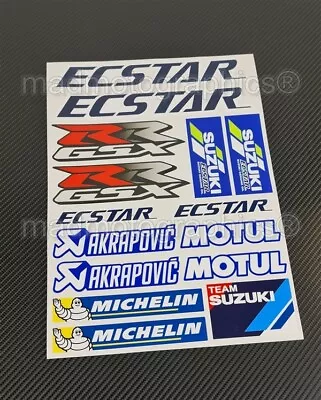 GSX-RR MotoGP Ecstar Sticker Sticker GSX-R 600 1000 1000 Stickers For Suzuki GSXR  • $13.72