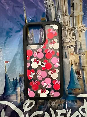Disney Parks Pink Mini Mouse With Dots IPhone 15 Pro Max Phone Case  USED • $20.99