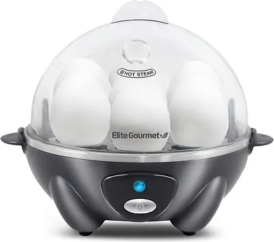 ELITE GOURMET Easy Egg Cooker Electric Poacher Omelet Maker Scrambled 16 Recipe • $15.99