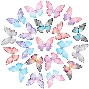  20Pcs Butterfly Hair Clips For Kids Moving Glitter Butterfly Clips Fairy  • $14.16