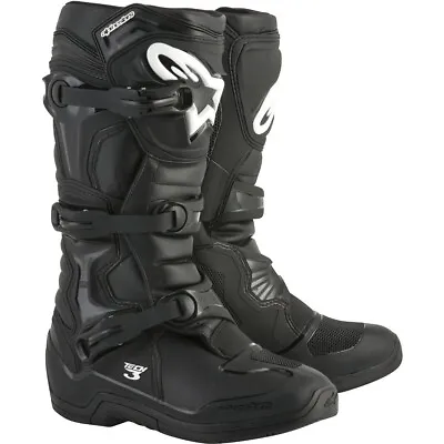 Alpinestars Tech 3 Boots For Motocross And Off-Road - Black • $195.95
