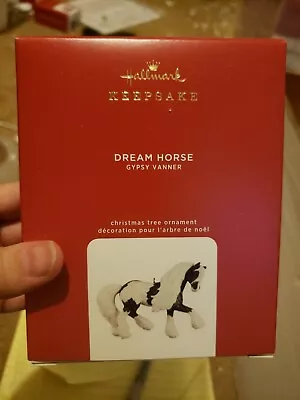 2020 Hallmark Keepsake Gypsy Vanner Dream Horse Ornament NIB NEW IN BOX  • £92.64