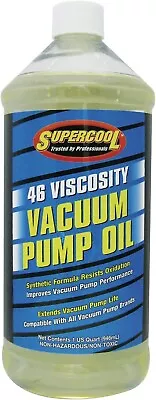 TSI Supercool 33713 46-Viscocity Synthetic Vacuum Pump Oil - 32 Oz • $17.19