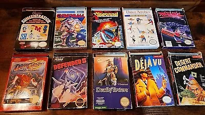 10 Nintendo NES CIB Box & Game Lot • $74.74