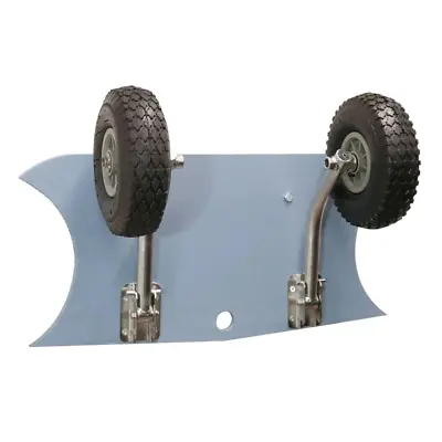 EasyFold Boat Launching Wheels – Stainless Steel Grey • £99.99