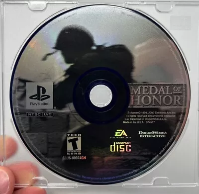 Medal Of Honor (Sony PlayStation 1 1999) Disc Only - WITH TRACKING • $7.45