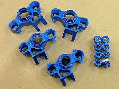 Aluminum Front & Rear  KNUCKLE  For Traxxas E-Maxx 3908 / T-Maxx 3.3 Blue  • $44.99