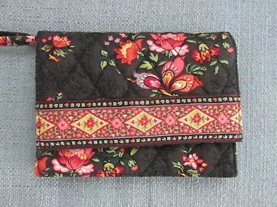 NWOT Vera Bradley Chocolat Small Wristlet Purse Swing Wallet • $24.99