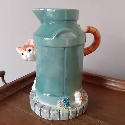 James Herriot's Country Kitchen Cat & Milk Churn Jug 1ltr • £8