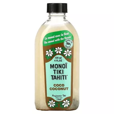 Monoi Tiki Tahiti Coco Coconut Parfumerie Tiki Tahiti  Body Oil 4.0 Fl Oz • $18.50