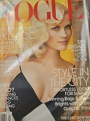 Sealed! Reese Witherspoon Vogue Magazine May 2011 Free Shipping Fashion Gq Nylon • $36.69