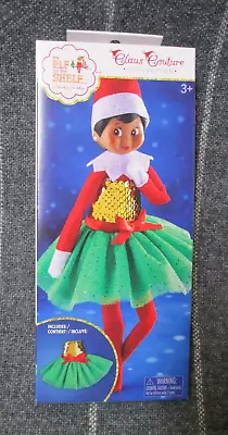 The Elf On The Shelf Holly Days Dress Elf Clothes Claus Couture - New In The Box • $12.99