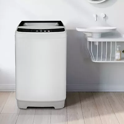 13LB Automatic Portable Washing Machine Mini Washer & Spin Dryer W/ Pump Drain • $199.99