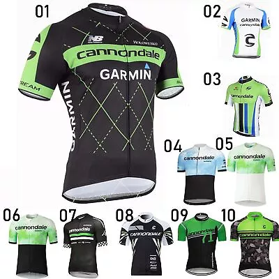 Men's Cycling Jersey Short Sleeve Cannondale Team Style Road Riding Quick Dry • $19.20