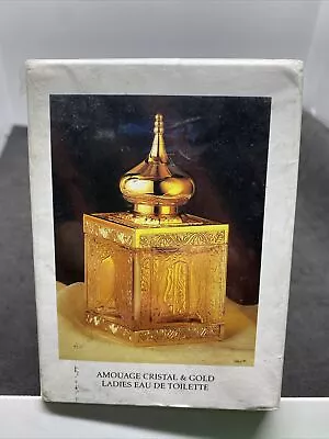 Old New Amouage Cristal & Gold Ladies Eau De Toilette ( Rare ) Hard To Find • £2027.33