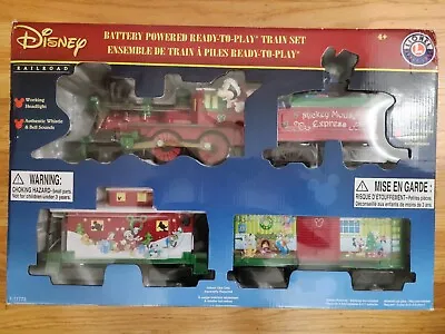 Lionel Mickey Mouse Disney Ready To Play Train Set Christmas Battery New In Box! • $112.49