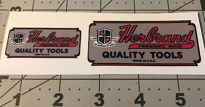Herbrand Quality Tools Fremont Ohio Decals Set Of 2 Decals Only 2” & 3” • $22.05