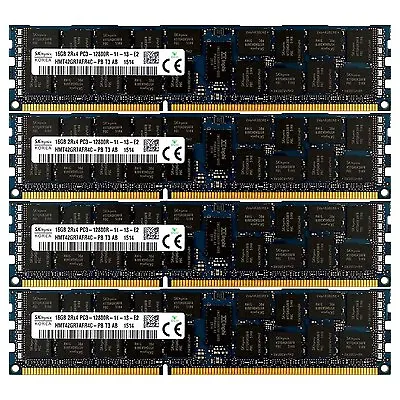 PC3-12800 4x16GB DELL PRECISION WORKSTATION T5500 T5600 T7500 T7600 Memory Ram • $65.96