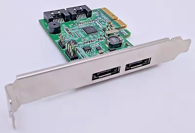 HighPoint RocketRAID 642L Dual Port (2) ESATA PCI-E Card 6GB/s SATA III Mac Pro • $47.55