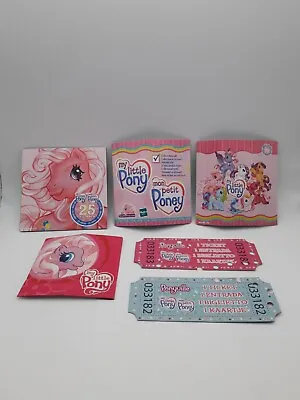 My Little Pony 2007-2009 Product Leaflets/Catalogues And Used Ponyville Tickets. • £9.90