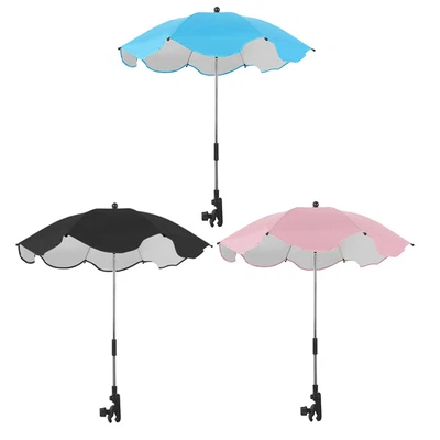 $20.79 • Buy UV Protection Sunscreen Baby Pram Umbrella Waterproof Stroller Sunshade Parasol