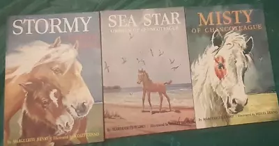 Lot Of 3 Marguerite Henry Vintage Horse PBs Misty Stormy Sea Star • $20