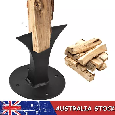 Wood Splitter Wedge Firewood Kindling Splitter Manual Log Splitte For Stove Wood • $32.99