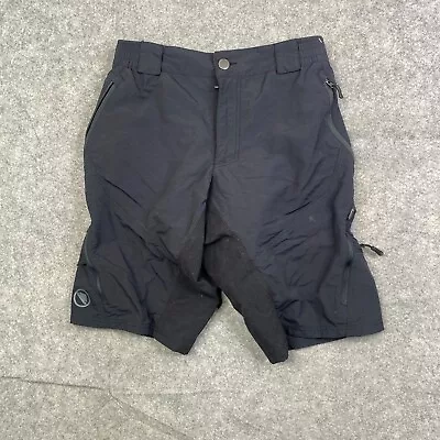 Endura Humvee II  Shorts Mens Small MTB Cycling Cargo Nylon Ripstop Lined • $34.99