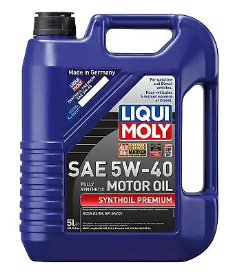 5 LITER SYNTHOIL PREMIUM 5W40 Synthetic Gas Diesel Engine Motor Oil For Mercedes • $65.40