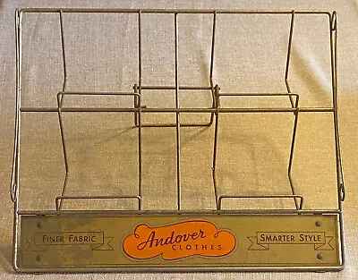 Vintage Metal Andover Mens Clothing Store Counter Display Rack • $99