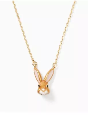 🆕authentic Kate Spade Desert Muse Bunny Mini Pendant Necklace New W/card Pouch • $39.60