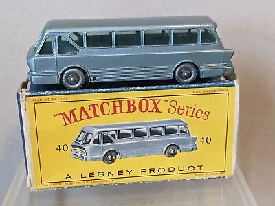 Vintage Original Matchbox Lesney 40 Leyland Royal Tiger Long Distance Coach MIB • £34.99