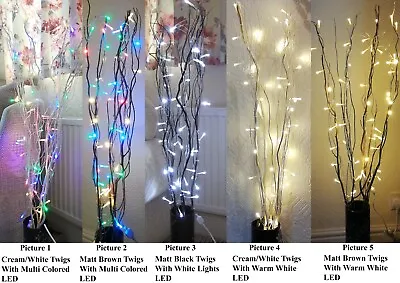 £19.95 • Buy Festival 50 LED Twigs Lights 5 X 115cm Fairy Lights Christmas Home Decorate