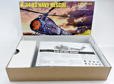 $45.49 • Buy Mrc 1/48 64102 Us Navy H-34 Rescue Helicopter Model Kit
