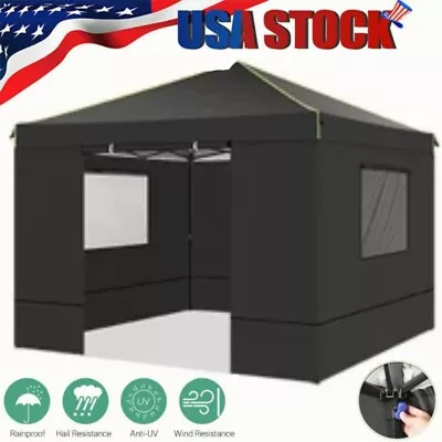 Canopy 10x10ft Heavy Duty Gazebo Waterproof Commercial Vendor Event Instant Tent • $119.99