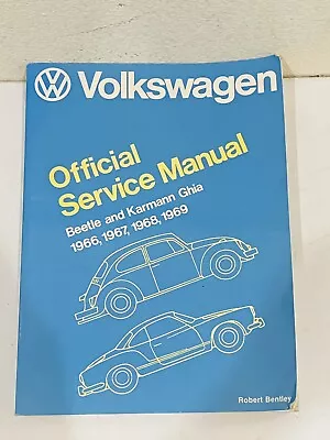 Volkswagen Official Service Manual - Beetle And Karmann Ghia 1966-1969 • $55