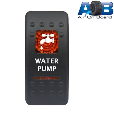 Rocker Switch 582O 12V WATER PUMP Carling NARVA Type LED Orange On-off • $15.50