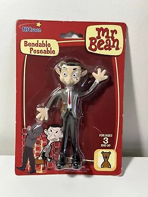 Mr Bean Bendable Poseable 5.5  Figure Carded 2011 Tiger Aspect NJCroce NIP • $7.91