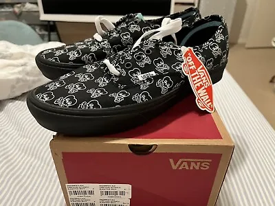 Vans Comfy Cush Authentic Black & White  Shoes Size Men’s US 10 - BRAND NEW • £36.98