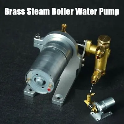 Brass Steam Boiler Water Pump 6V Electric Pump Stainless High Speed Rotation • $229.59
