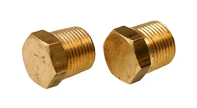 £2.70 • Buy Brass Solid Hex Male Blanking Plug With BSPT And NPT Threads