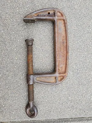 Vintage G Clamp 5” BAHCO 262 SWEDEN B A HJORTH OLD TOOL RUSTY • $28.80